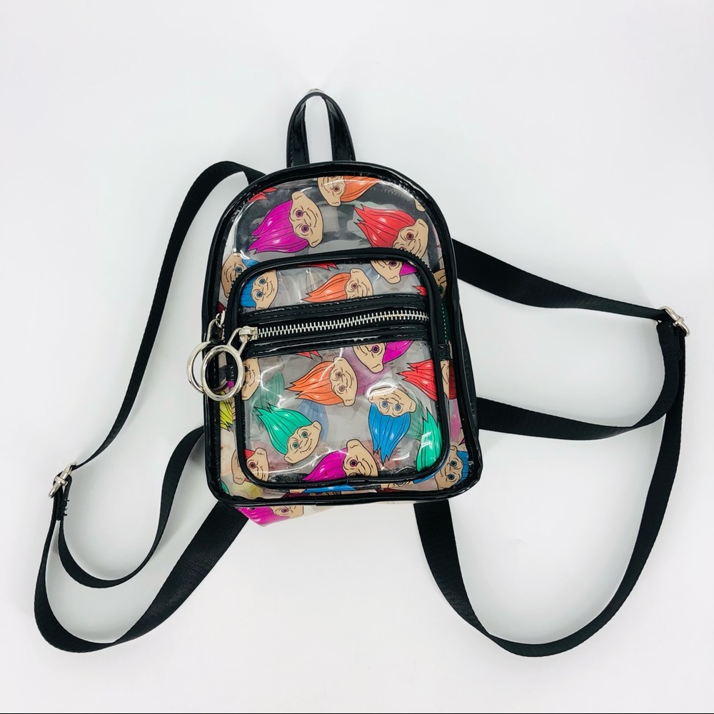 ✨Good Luck Trolls x Dolls Kill Clear Mini Backpack - Picture 6 of 9